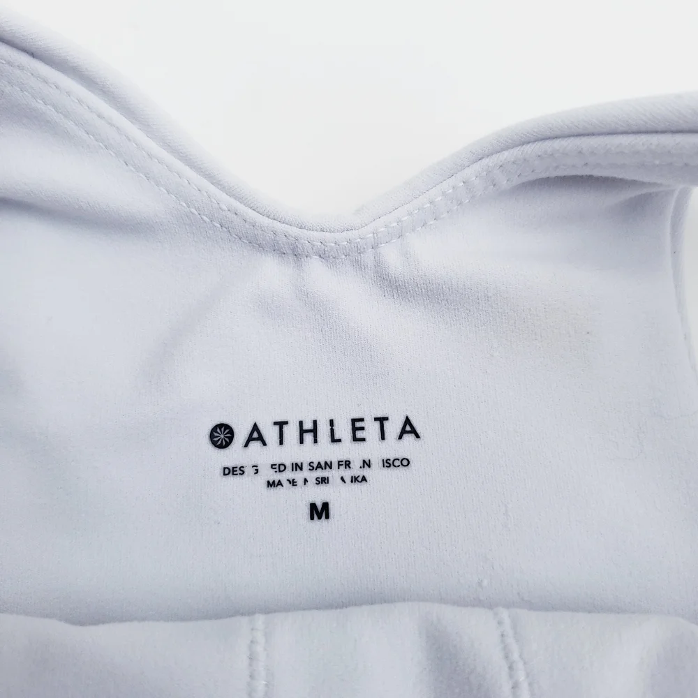 Athleta Conscious Cup Halter Sports Bra Athletic - Picture 7 of 7